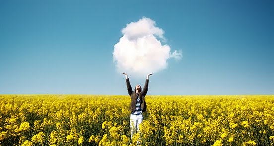 Feliz en la naturaleza